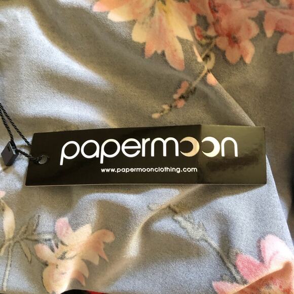 PaperMoon NWT Basima Back Detail Knit Top Beautiful Floral Tank Top Size 2X - Picture 9 of 13